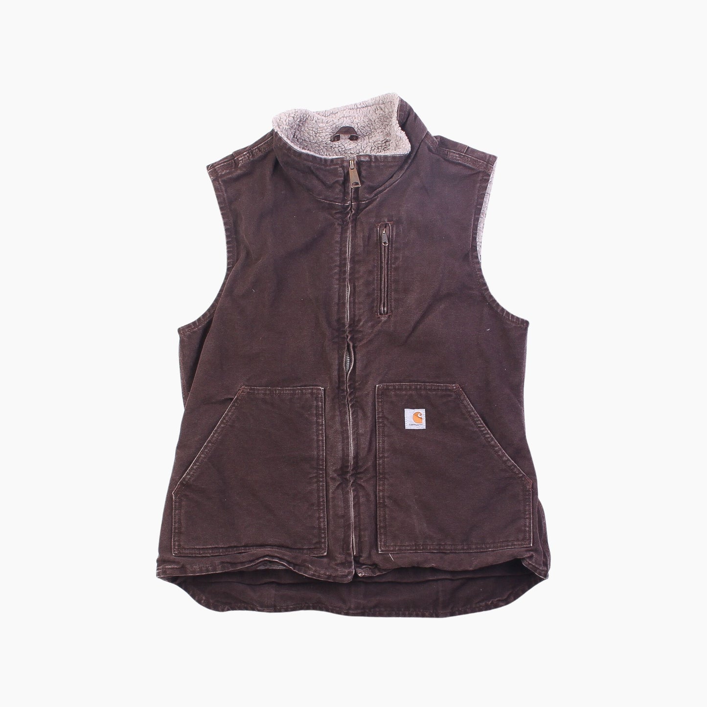 Lined Vest - Brown - American Madness
