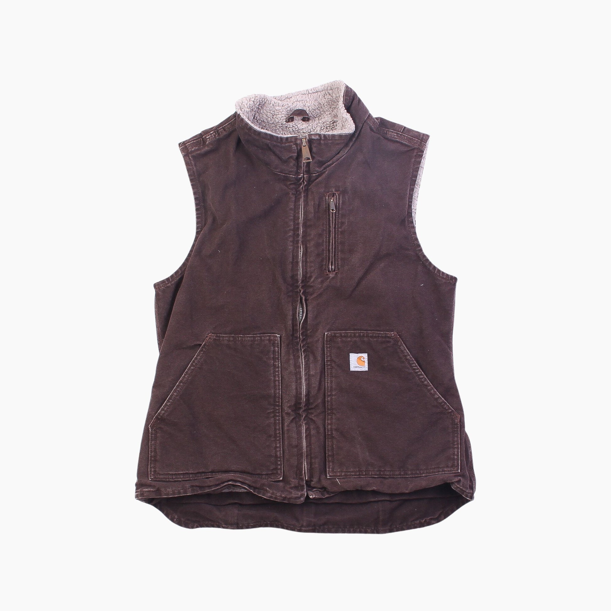 Lined Vest - Brown - American Madness