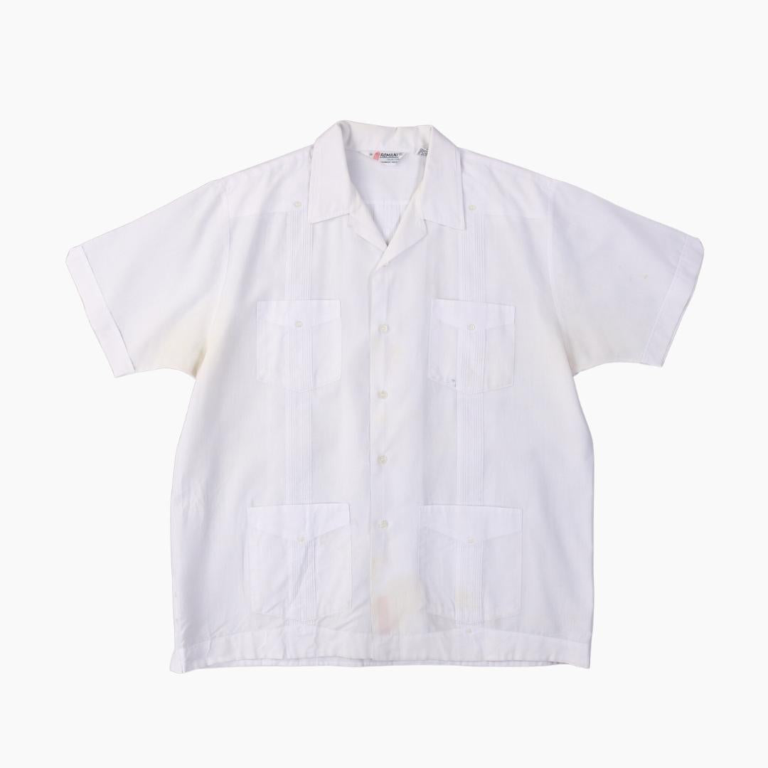 Vintage Cuban Guayabera Shirt - American Madness