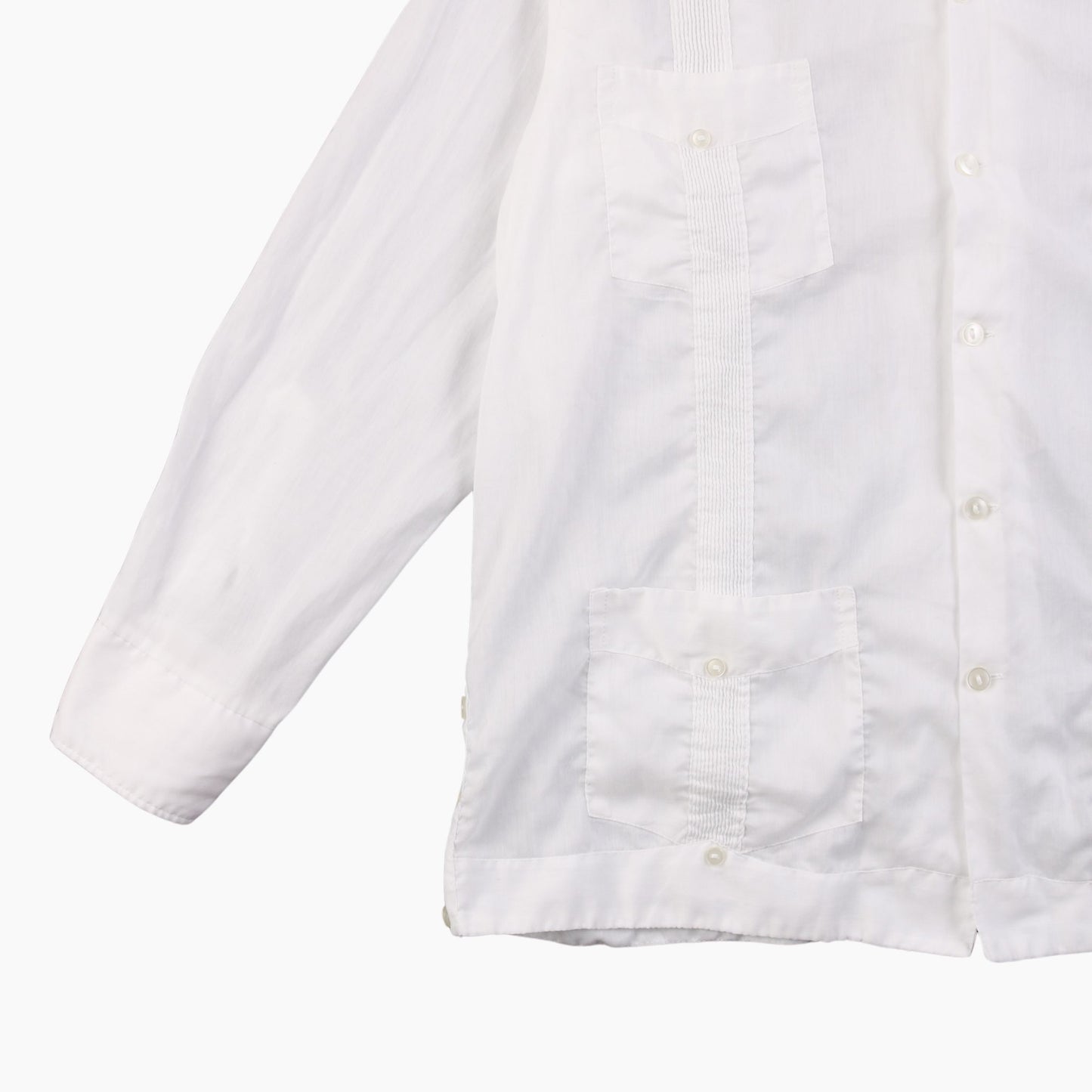 Vintage Cuban Guayabera Shirt