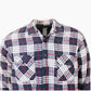 Vintage Flannel Overshirt - Navy Check