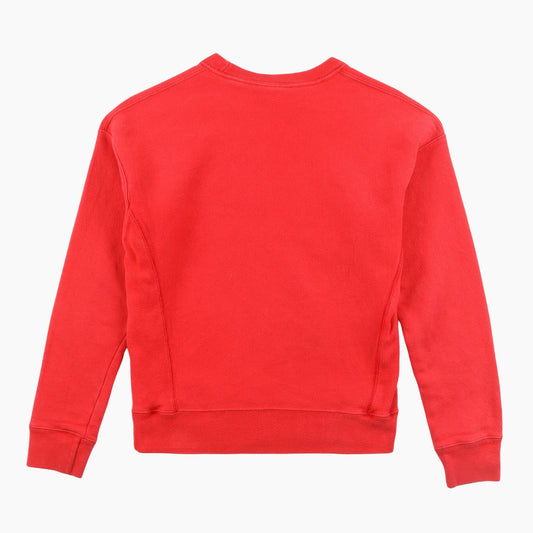 Embroidered Sweatshirt - Red