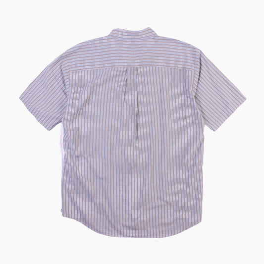 Vintage Shirt - Blue and Grey Stripe - American Madness