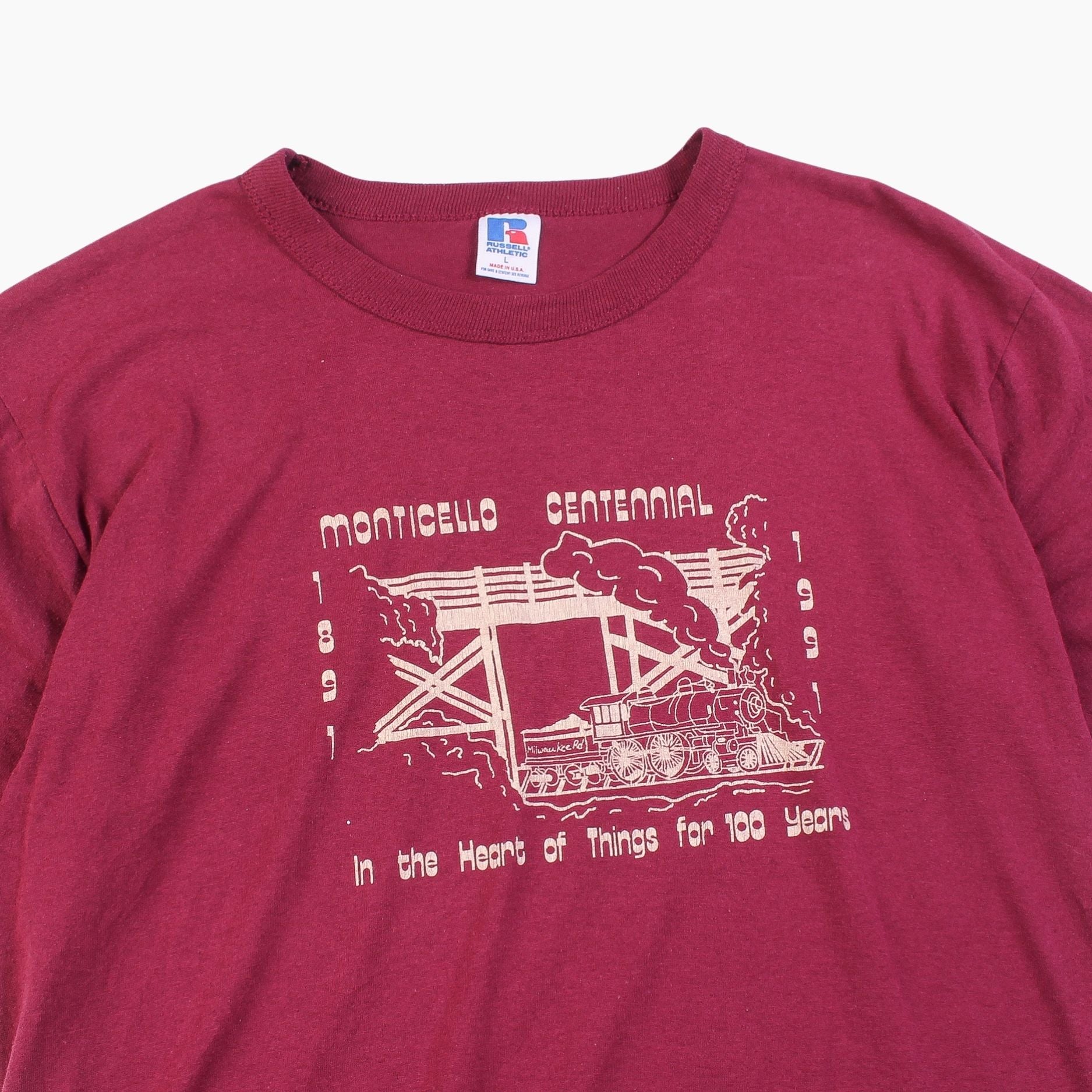 Vintage 'Monticello Centennial ' T-Shirt - American Madness