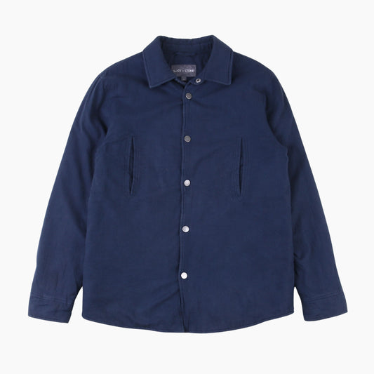 Vintage Flannel Overshirt - Navy - American Madness