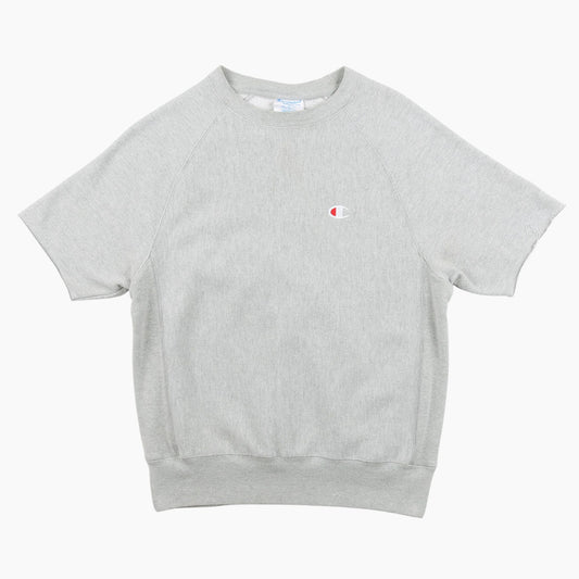 Embroidered Cutoff Sweatshirt - Grey - American Madness