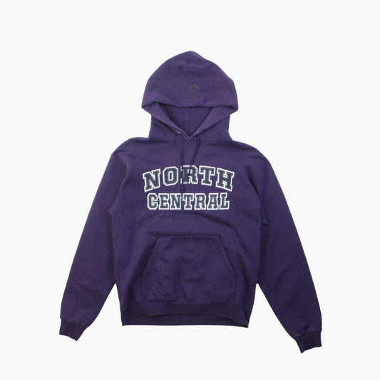 Vintage 'North Central' Champion Hooded Sweatshirt - American Madness