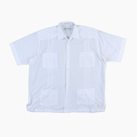Vintage Cuban Guayabera Shirt - American Madness