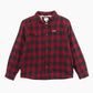 Vintage Flannel Overshirt - Red Check