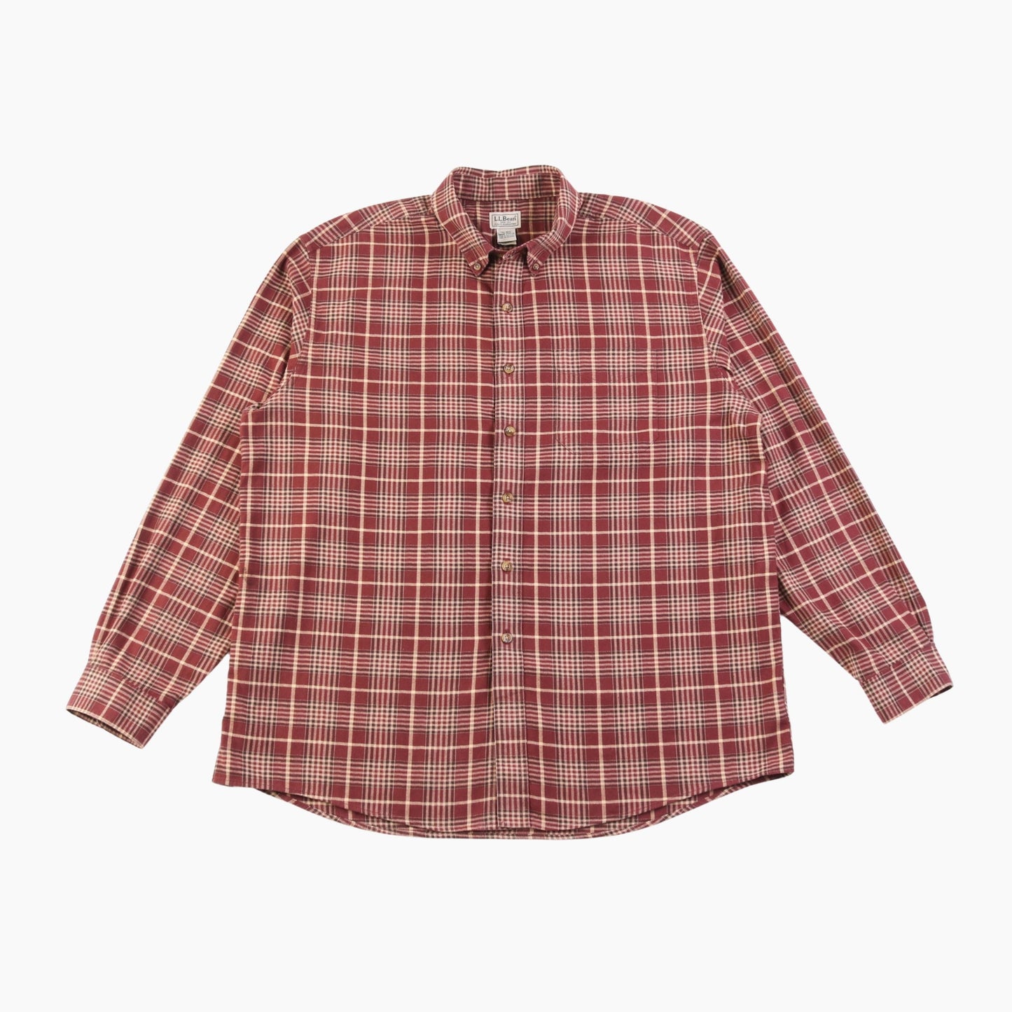 Vintage Shirt - Maroon Flannel