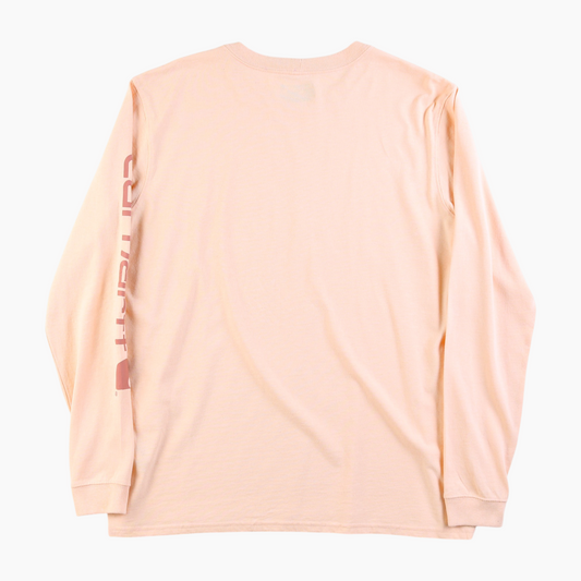 Long Sleeve Graphic T-shirt - Peach