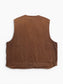 Lined Vest - Brown