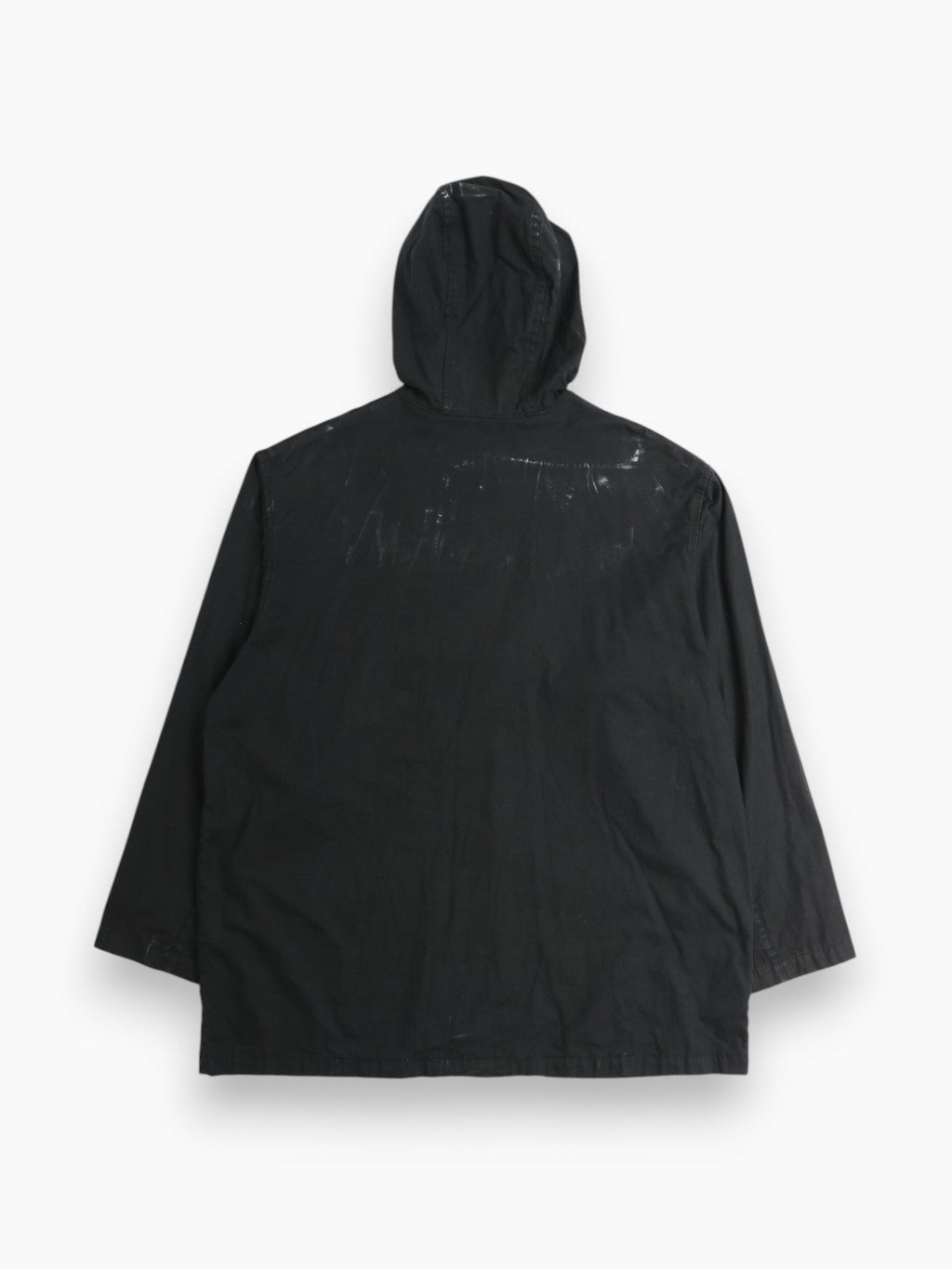 Vinatge Wax Parka Jacket - Black