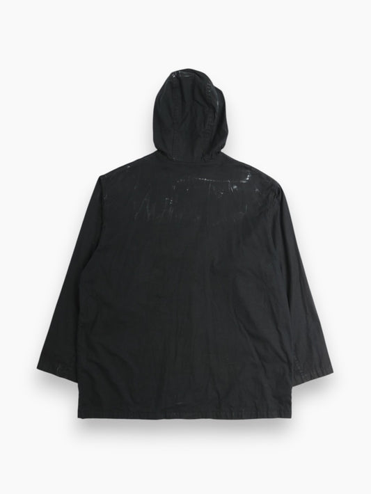 Vinatge Wax Parka Jacket - Black