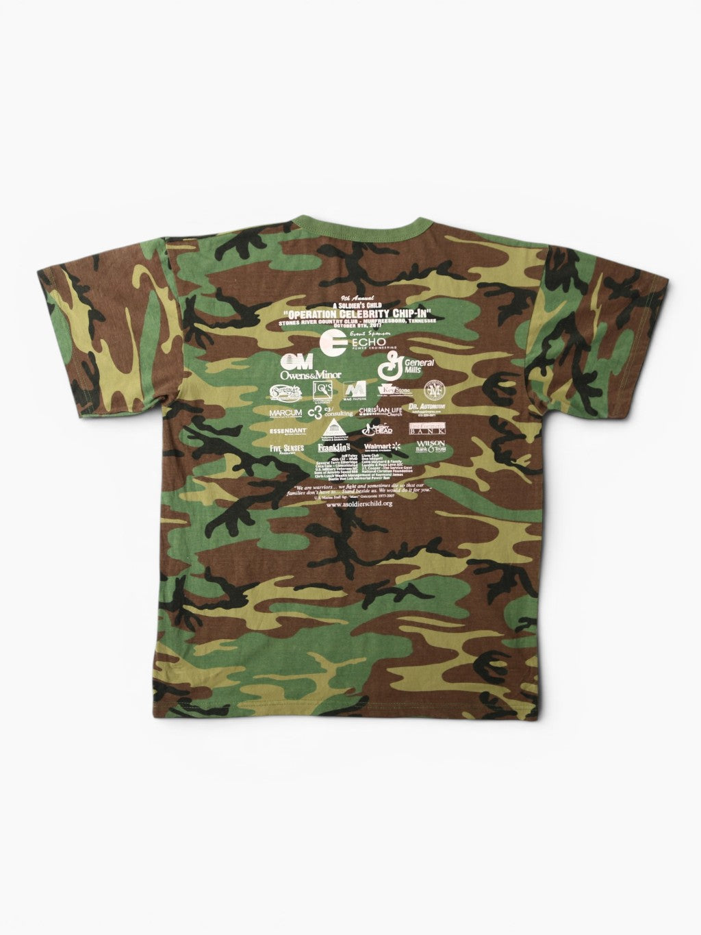 'Soldiers Child Foundation' Woodland Camouflage T-Shirt