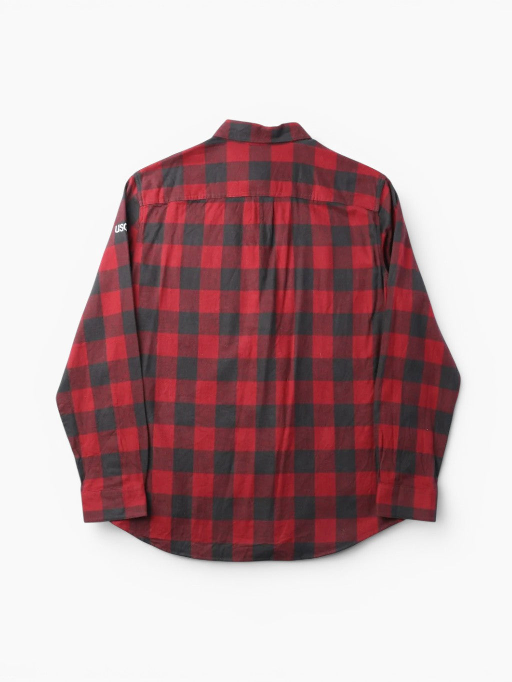 Vintage Flannel Shirt - Red Check