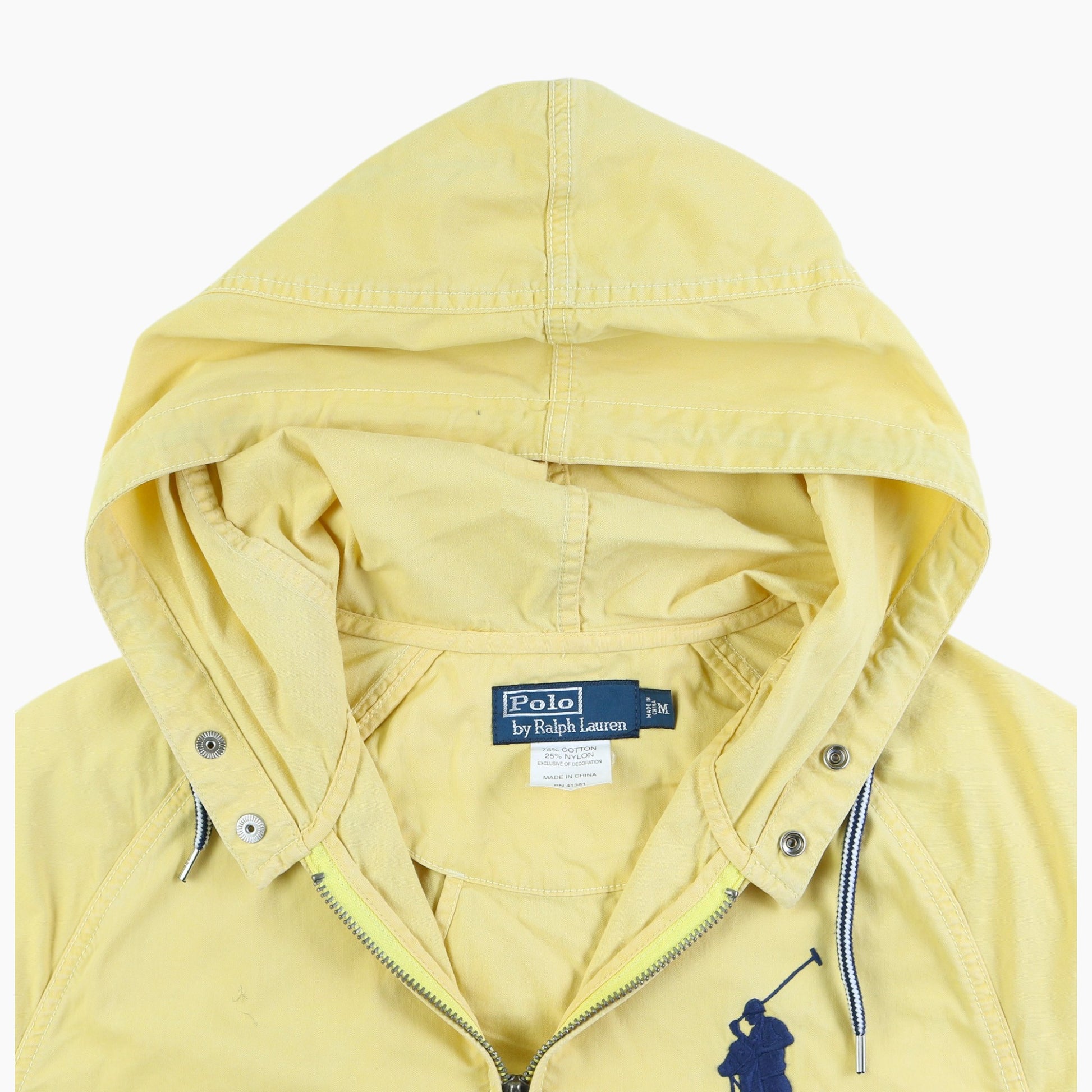 Vintage Hooded Jacket - Yellow