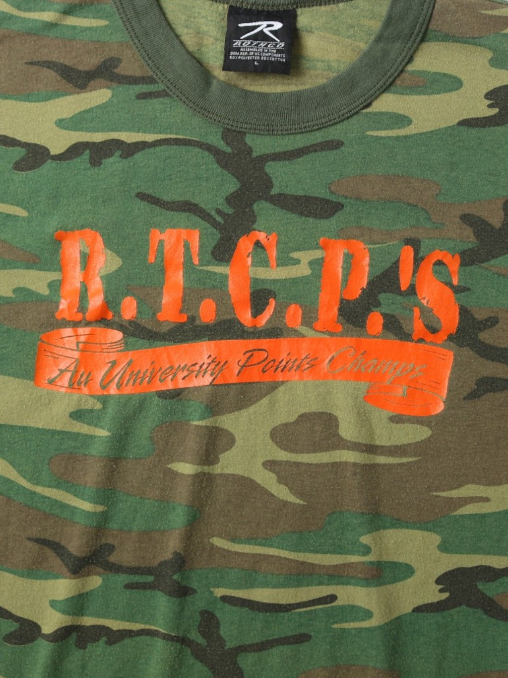 'R.T.C.P.S' Woodland Camouflage T-shirt