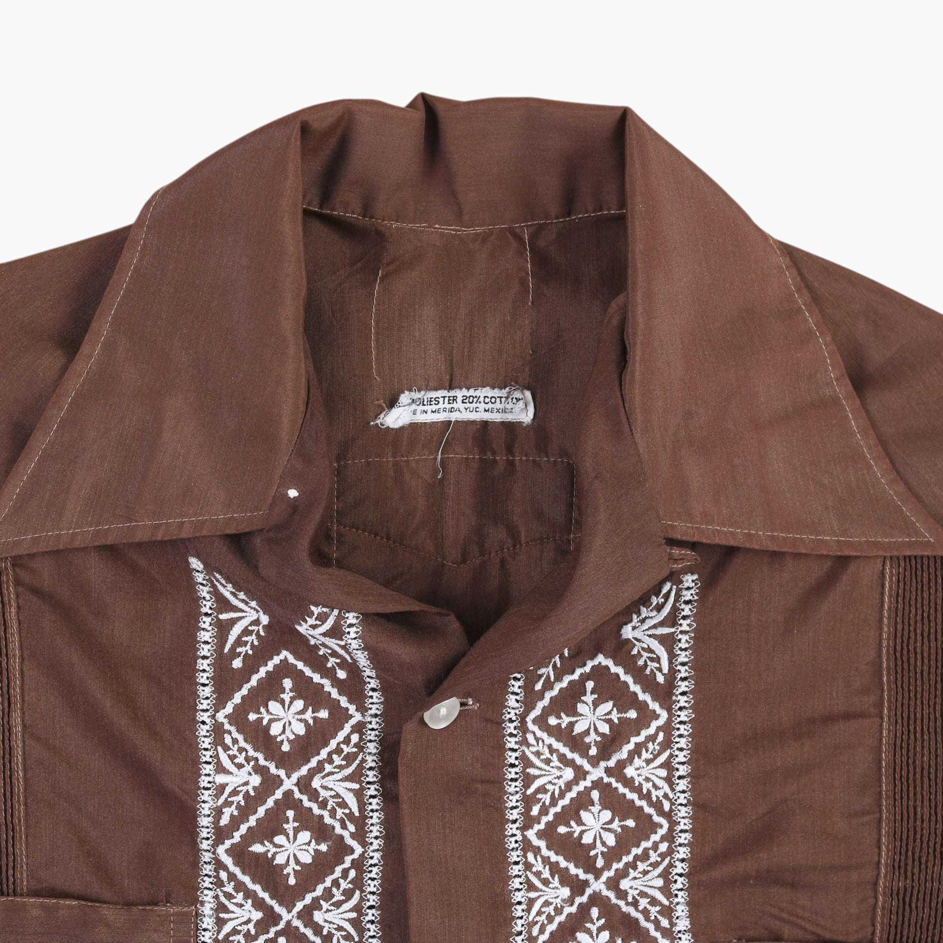 Vintage Cuban Guayabera Shirt