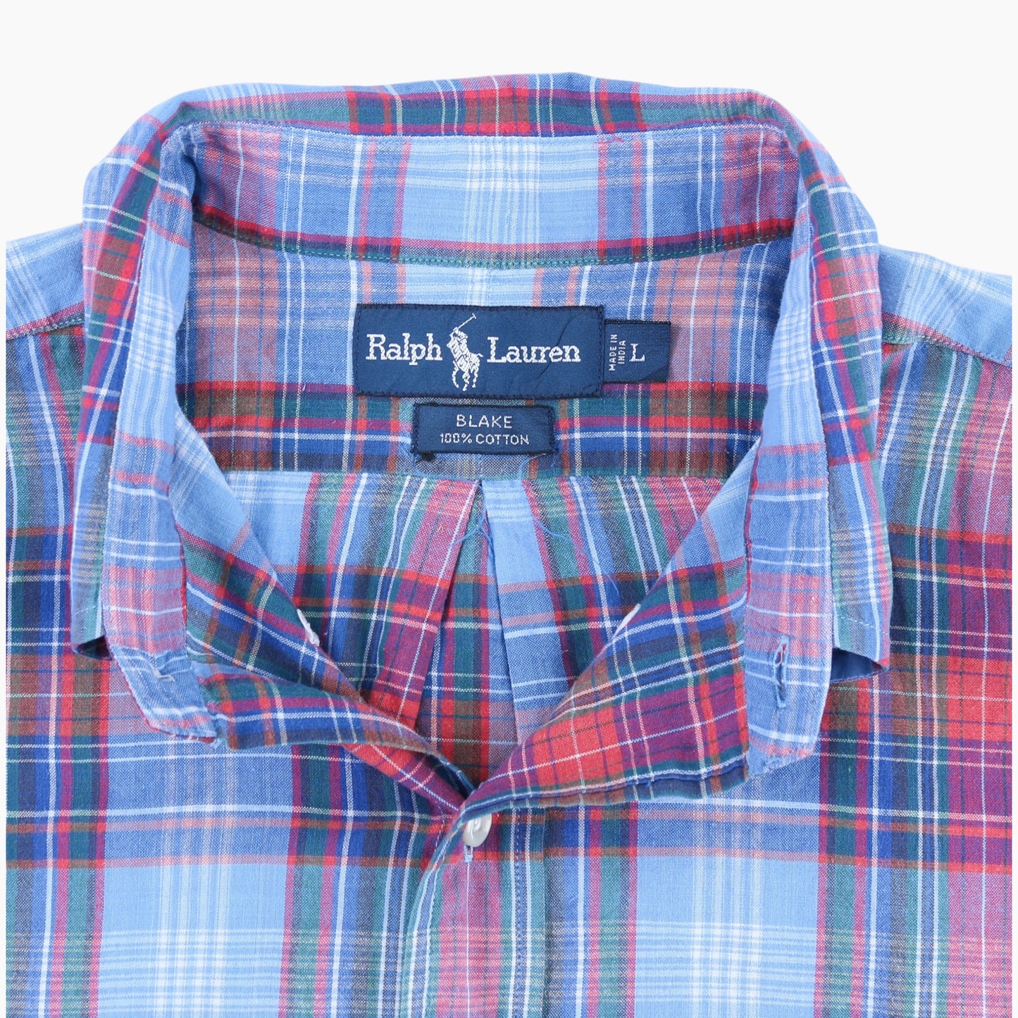 Vintage Shirt - Blue Check