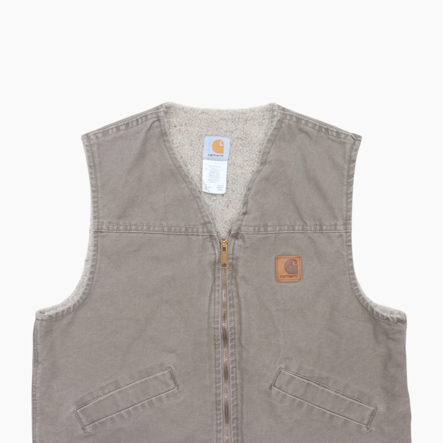 Lined Vest - Stone