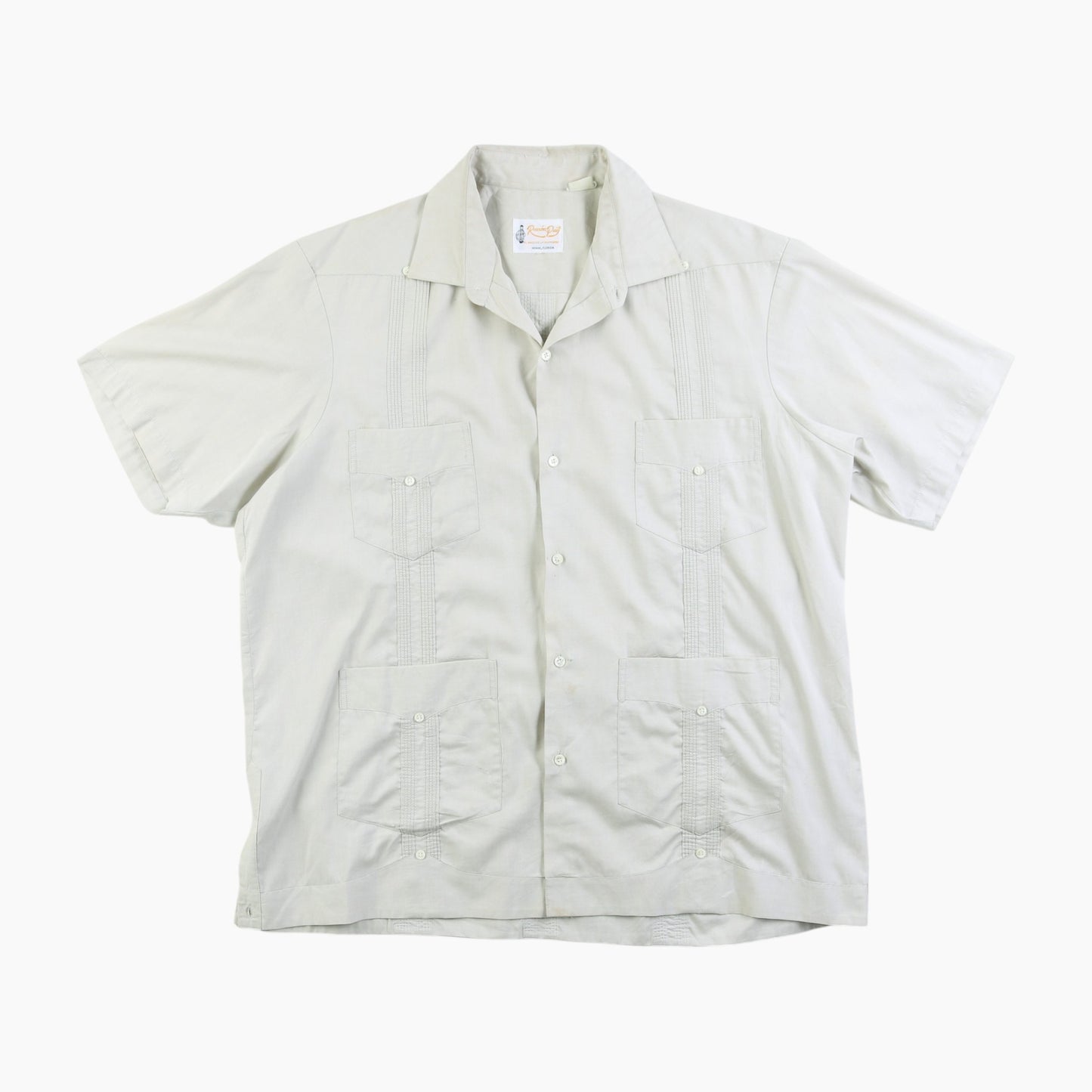 Vintage Cuban Guayabera Shirt