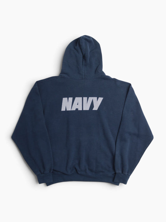'Navy' Hooded Sweatshirt