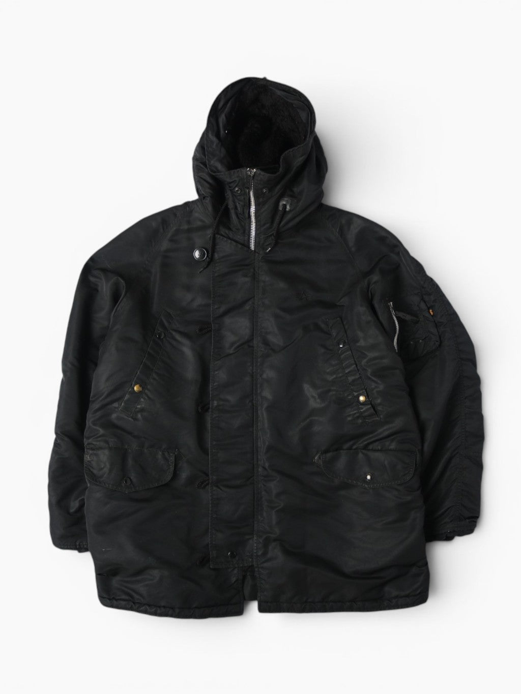 Vintage N3B Hooded Bomber Jacket