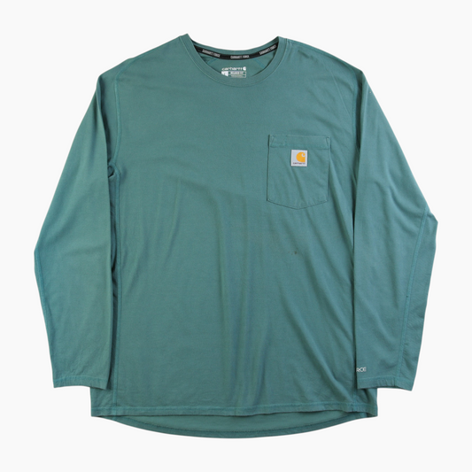 Long Sleeve Pocket T-shirt - Green