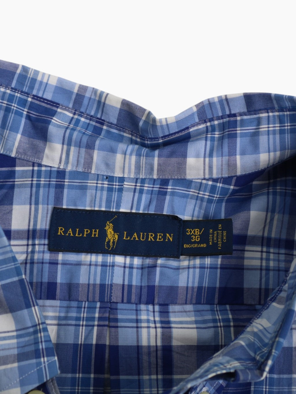 Vintage Shirt - Blue Check