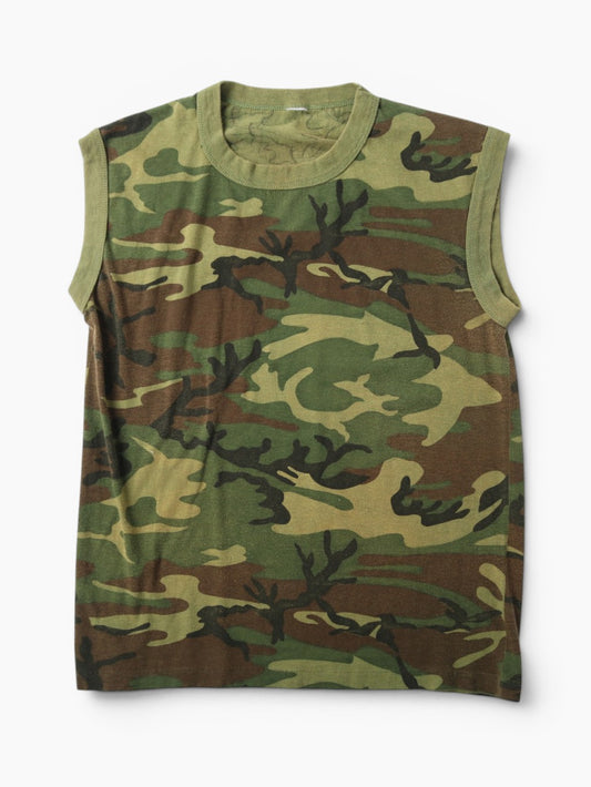 Woodland Camouflage Vest T-shirt