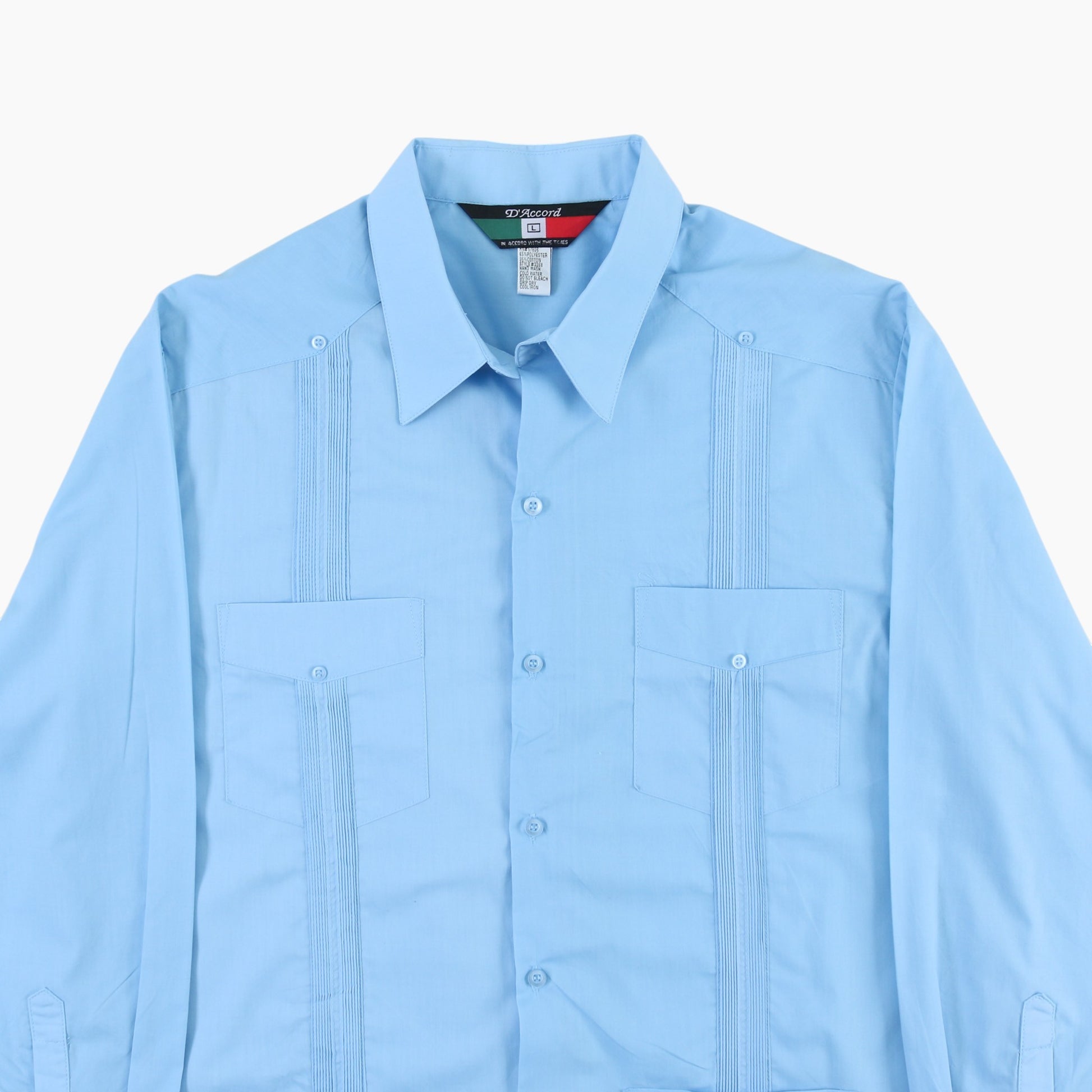 Vintage Cuban Guayabera Shirt