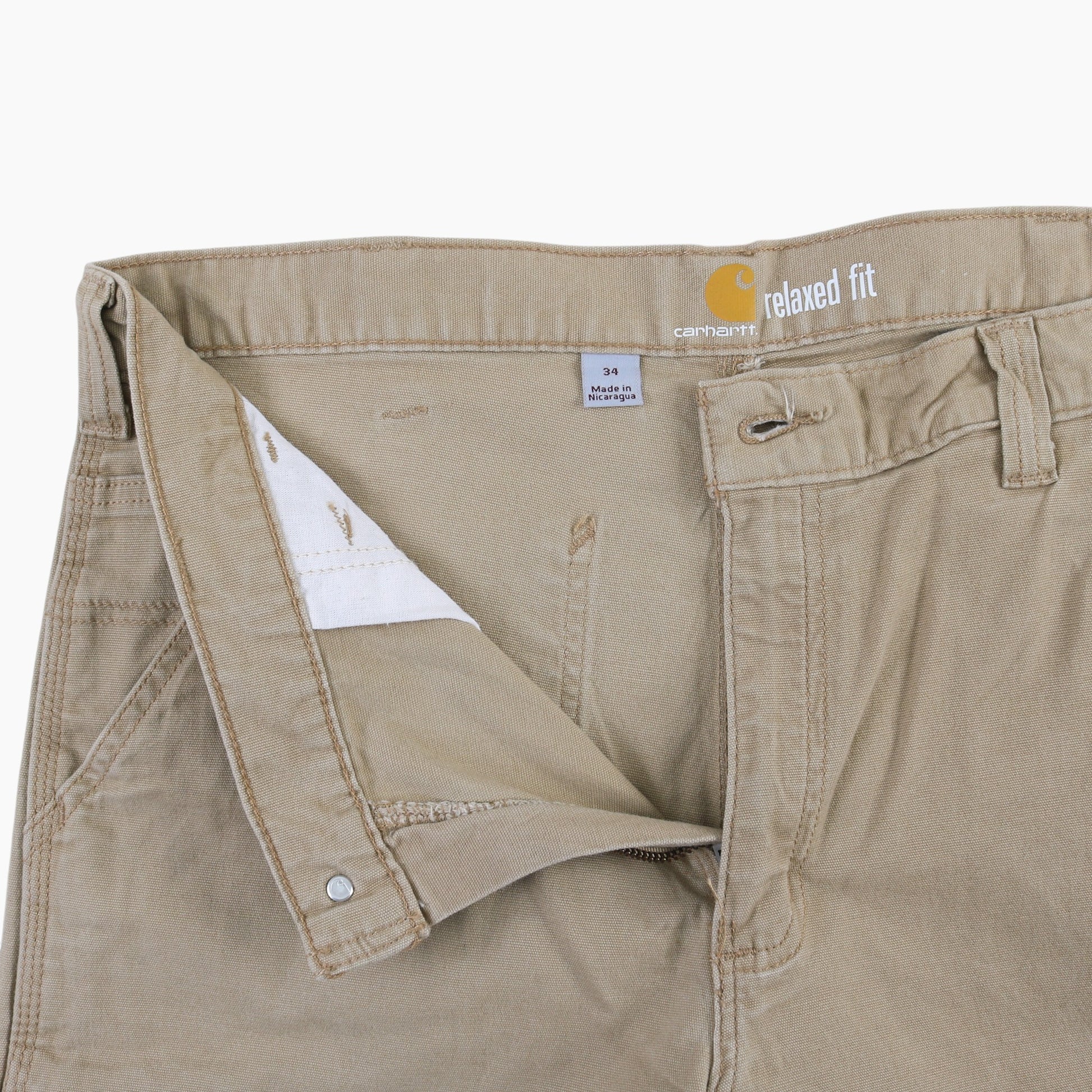 Carpenter Shorts - Beige - 34"