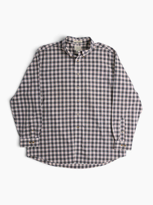 Vintage Flannel Shirt - Navy Check