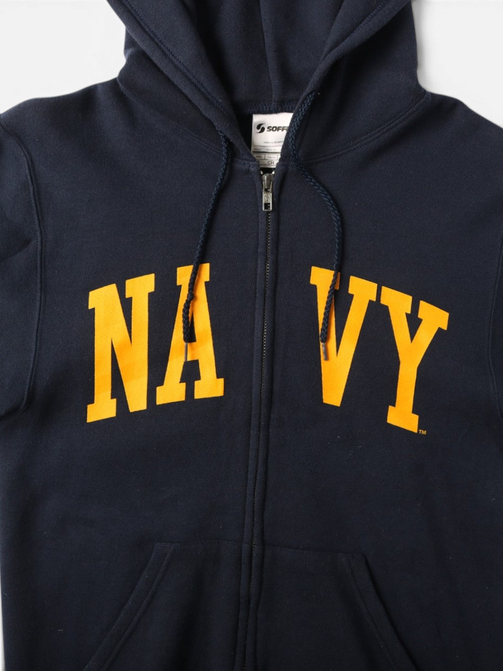 'US Navy' Zipped Hooded Sweatshirt