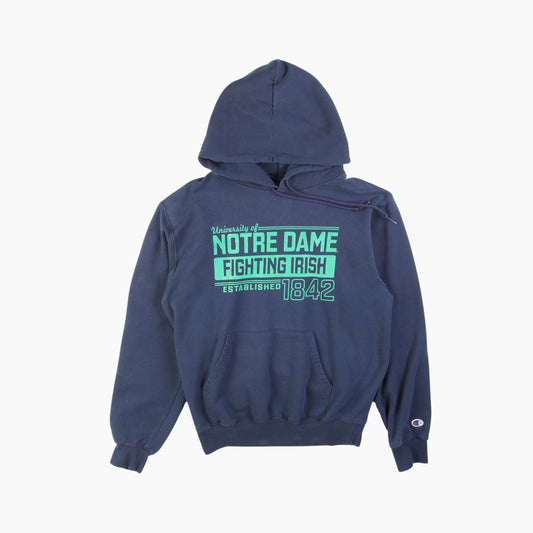 Vintage 'Fighting Irish' Champion Hooded Sweatshirt - American Madness