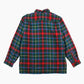 Vintage Flannel Overshirt - Red & Green Check