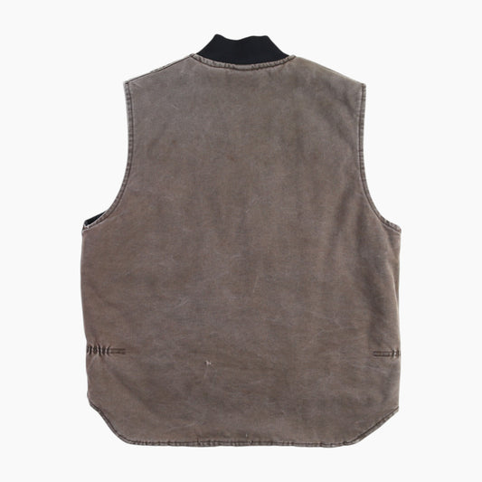 Lined Vest - Brown