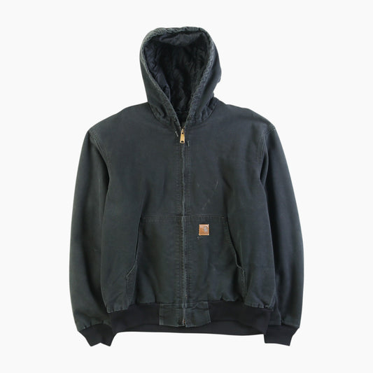 Hooded Active Jacket - Black
