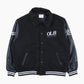 Vintage Varsity 'OLB' Bomber Jacket - Black