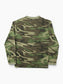 Single Stitch Long Sleeve Woodland Camouflage T-Shirt