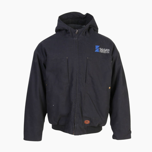 Vintage Lined Workwear Jacket - Black - American Madness