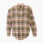 Vintage Flannel Overshirt - Green Check