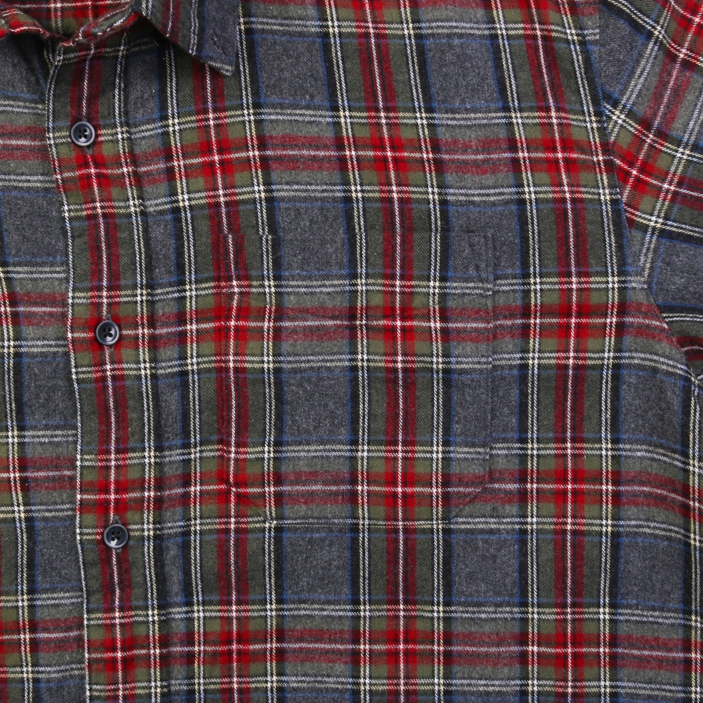 Vintage Shirt - Red And Grey Check - American Madness