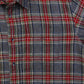 Vintage Shirt - Red And Grey Check - American Madness