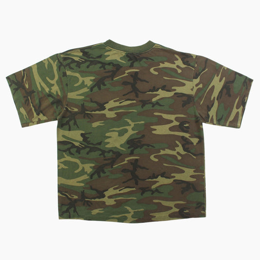 Vintage 'Woodland Camo' All Over Print T-Shirt