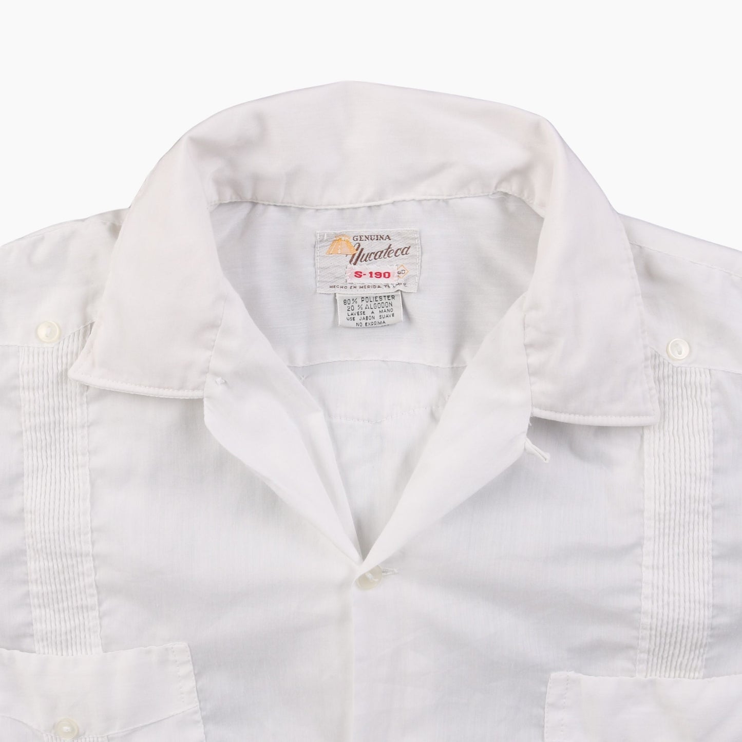 Vintage Cuban Guayabera Shirt