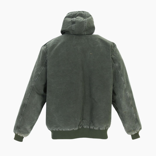 Active Hooded Jacket - Washed Green