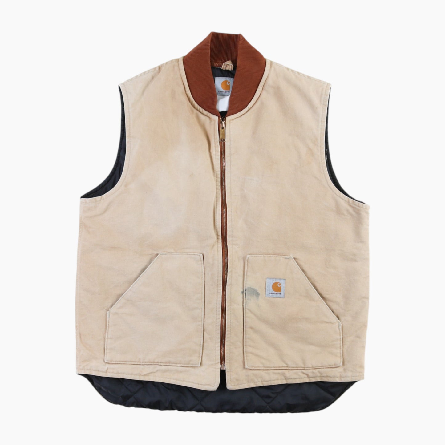 Lined Vest - Beige