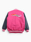 Vintage Varsity 'P' Bomber Jacket - Pink